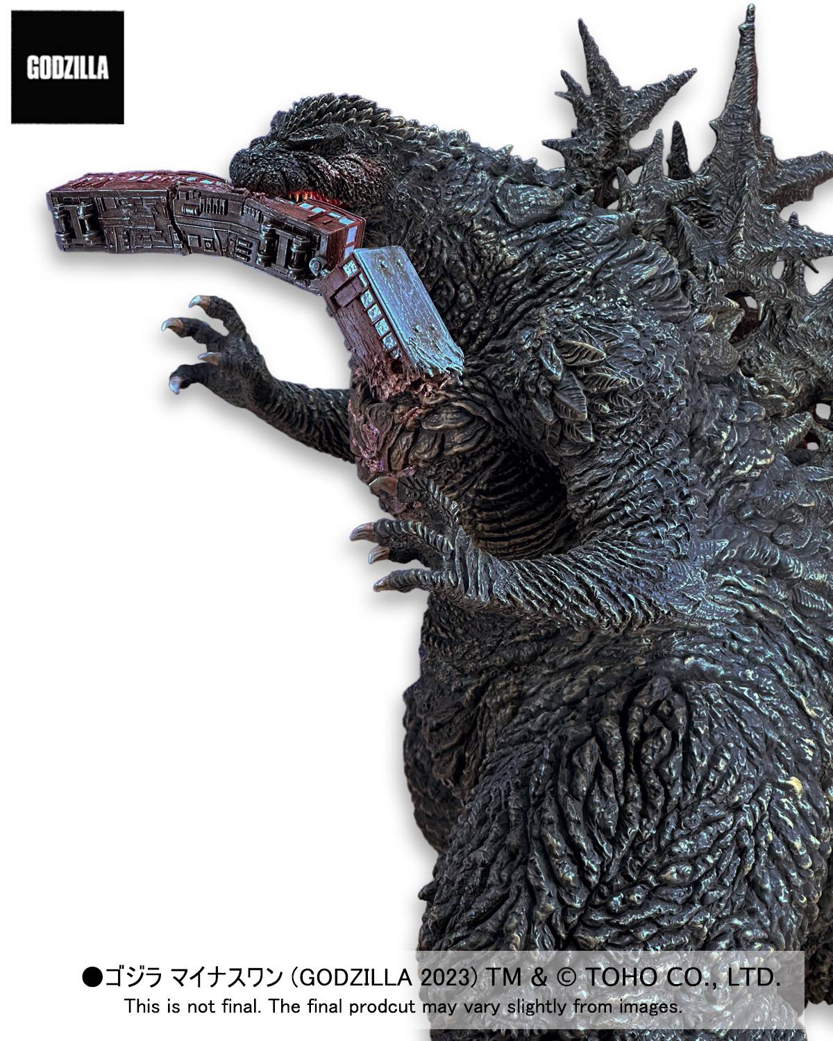 EZHobi Alpha Kaiju Series Godzilla Minus One Ginza Attack Train Biter Ver
