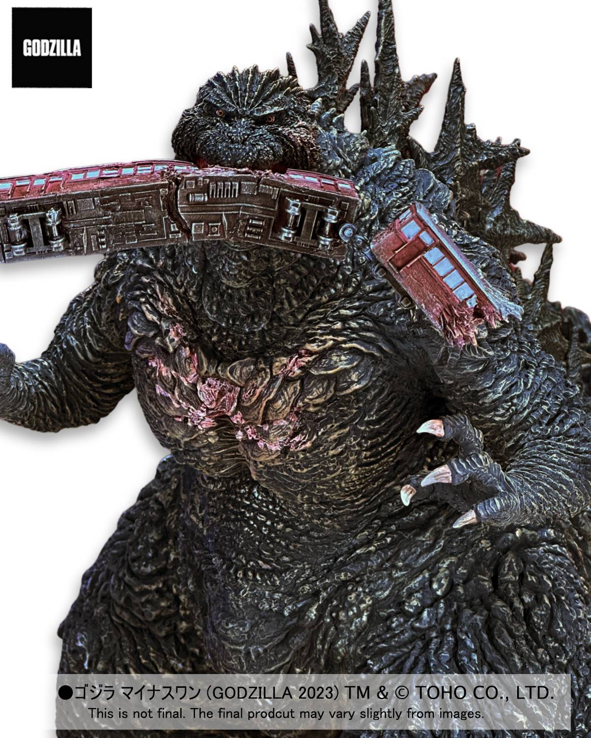 EZHobi Alpha Kaiju Series Godzilla Minus One Ginza Attack Train Biter Ver