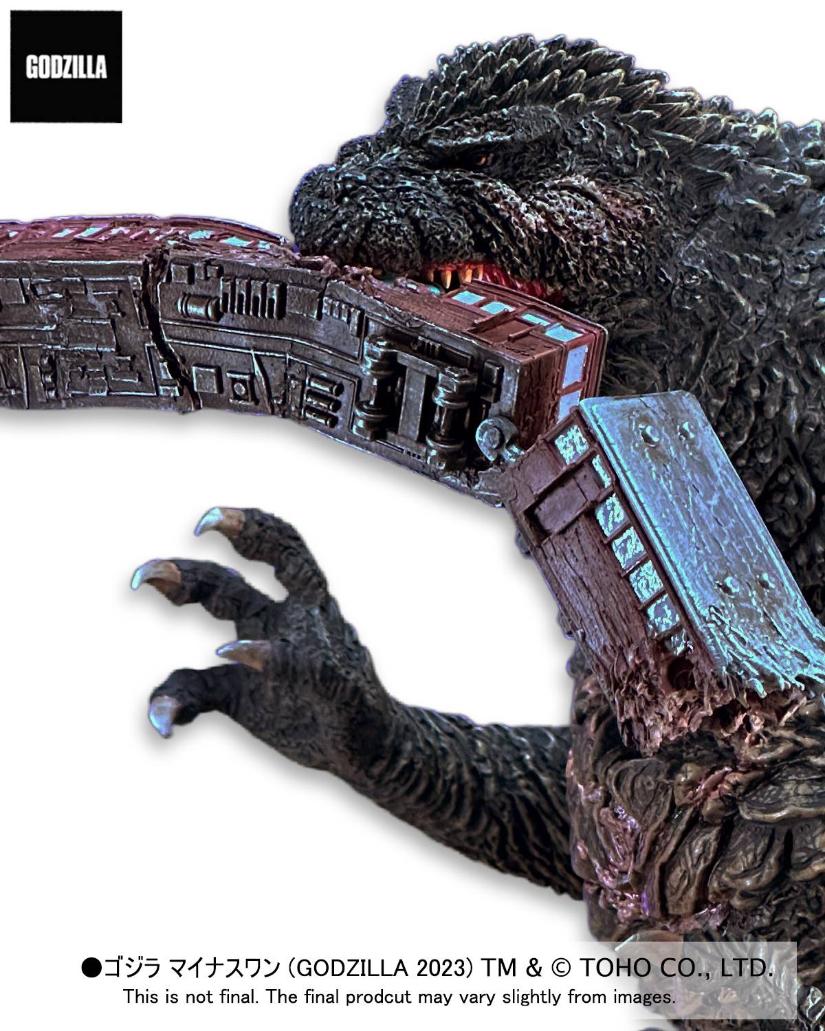 EZHobi Alpha Kaiju Series Godzilla Minus One Ginza Attack Train Biter Ver