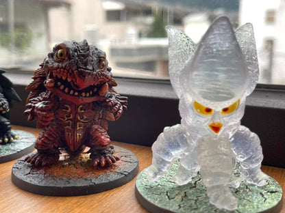 EZHobi Eggmon Gamera Box of 18 including secret figures