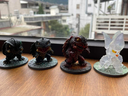EZHobi Eggmon Gamera Box of 18 including secret figures