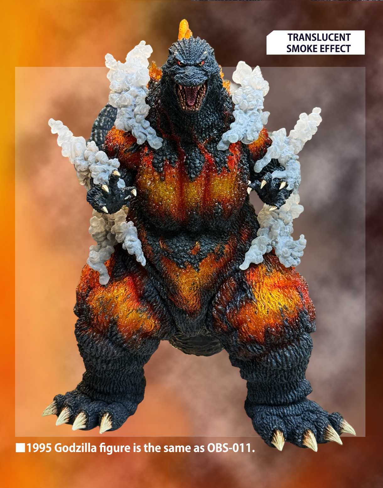 EZHobi Omega Beast Burning Godzilla 1995 DX OBS-12DX