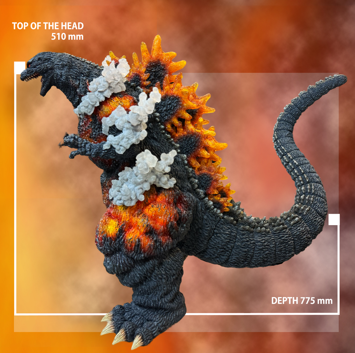 EZHobi Omega Beast Burning Godzilla 1995 DX OBS-12DX