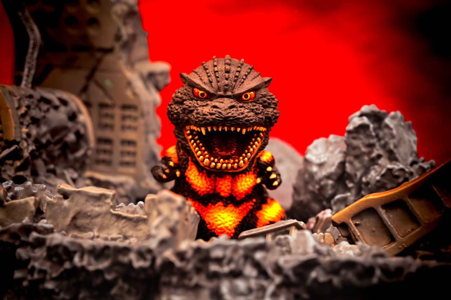 EZHobi Eggmon Plus Burning Godzilla 1995