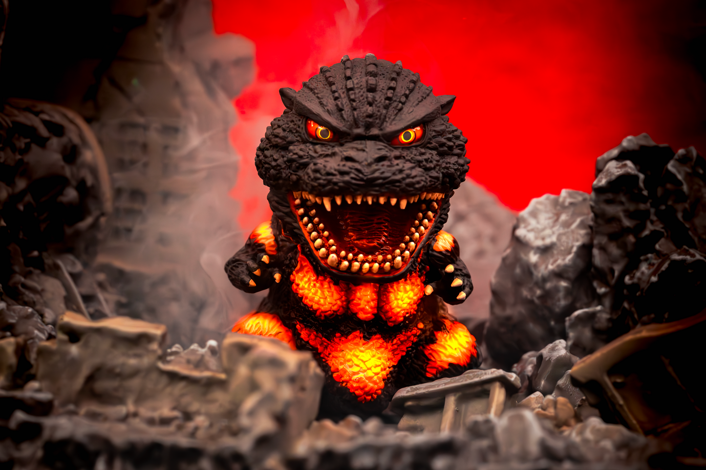 EZHobi Eggmon Plus Burning Godzilla 1995