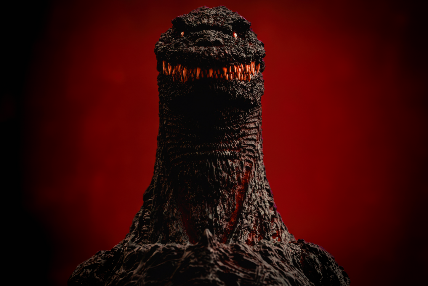 EZHobi Omega Beast Shin Godzilla Kamakura Landing Solid Red Version