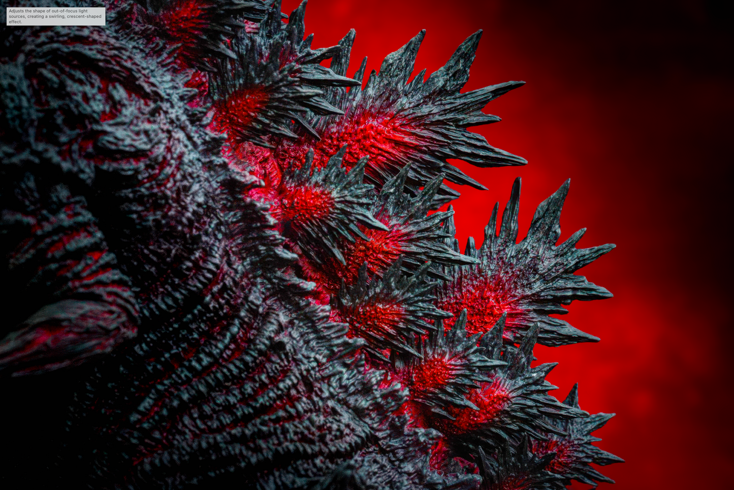 EZHobi Omega Beast Shin Godzilla Kamakura Landing Solid Red Version