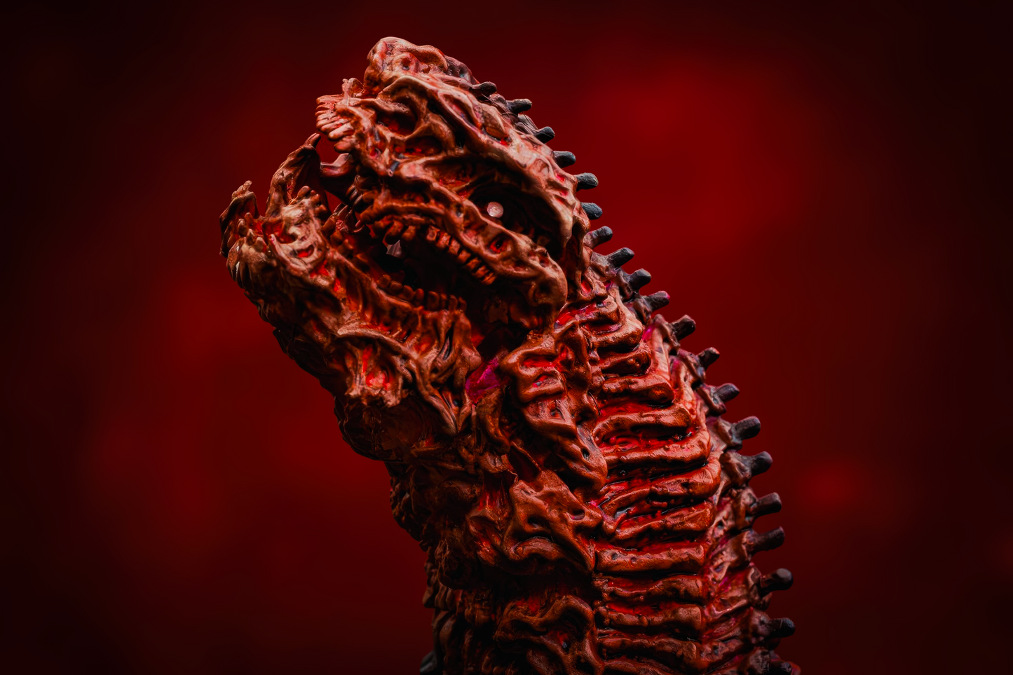 EZHobi Omega Beast Shin Godzilla Kamakura Landing Solid Red Version