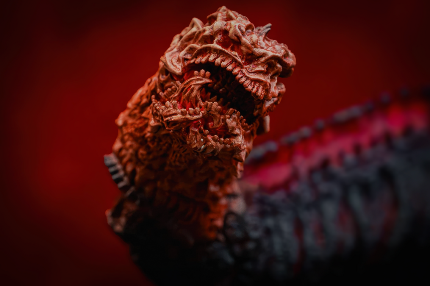 EZHobi Omega Beast Shin Godzilla Kamakura Landing Solid Red Version