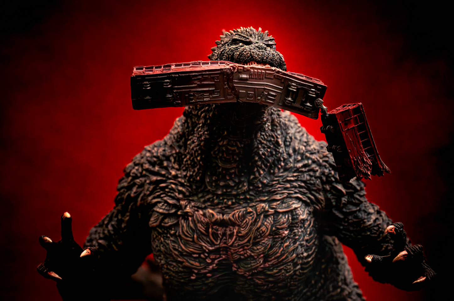 EZHobi Alpha Kaiju Series Godzilla Minus One Ginza Attack Train Biter Ver