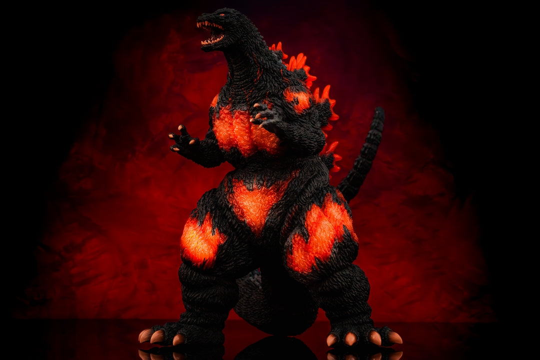 Kaiyodo Mega Sofvi Godzilla Burning Godzilla 1995