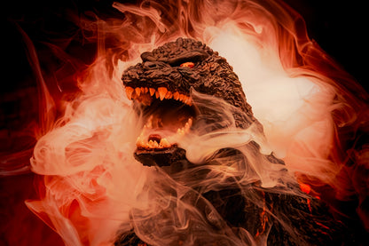 Kaiyodo Mega Sofvi Godzilla Burning Godzilla 1995