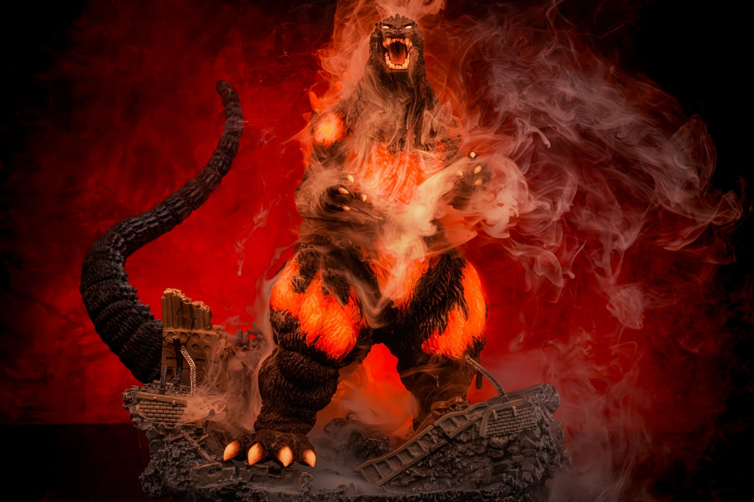 Kaiyodo Mega Sofvi Godzilla Burning Godzilla 1995