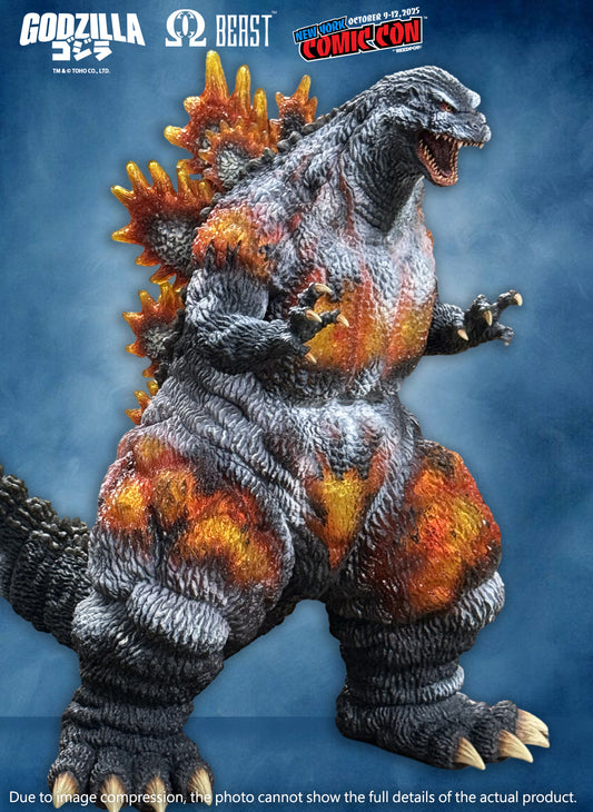 COMING SOON! NYCC 2025 Exclusive EZHobi Omega Beast Frozen Burning Godzilla 1995