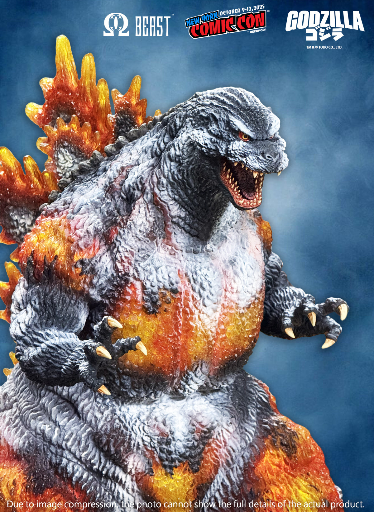 NYCC 2025 Exclusive EZHobi Omega Beast Frozen Burning Godzilla 1995 (BUYING SERVICE)