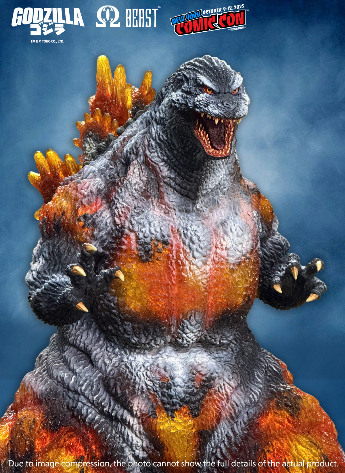 NYCC 2025 Exclusive EZHobi Omega Beast Frozen Burning Godzilla 1995 (BUYING SERVICE)