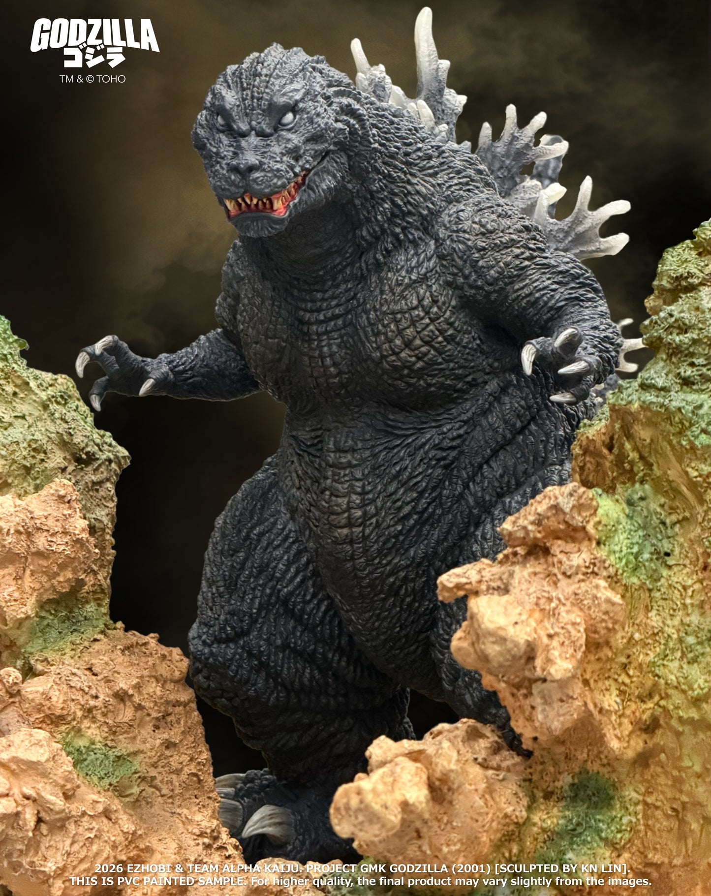 Alpha Kaiju GMK Godzilla 2001 DX - Double Head Bonus
