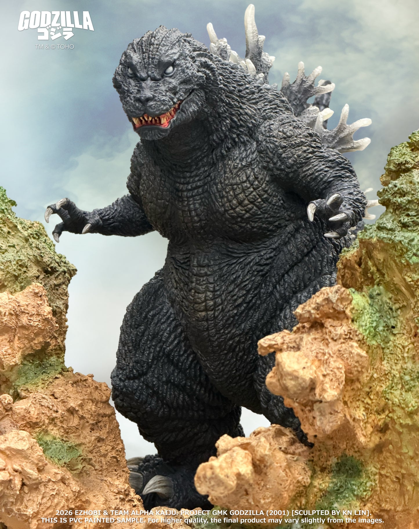 Alpha Kaiju GMK Godzilla 2001 DX - Double Head Bonus