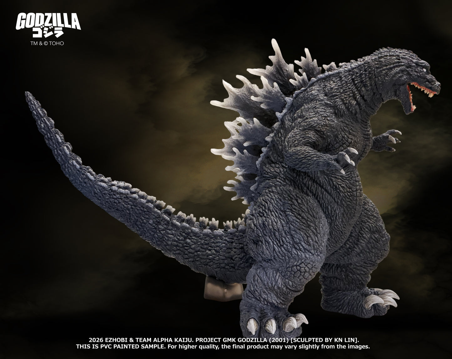 Alpha Kaiju GMK Godzilla 2001 DX - Double Head Bonus