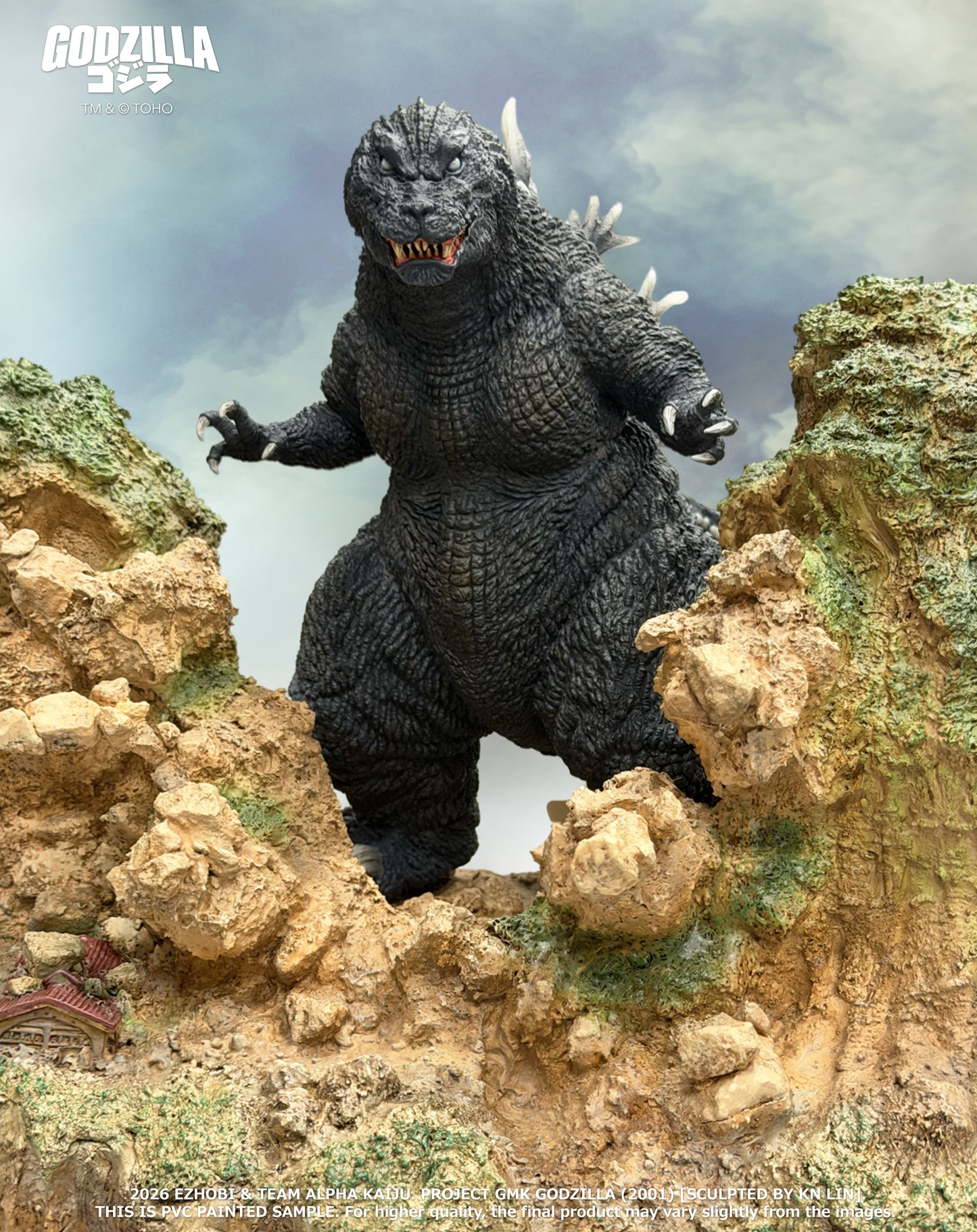 Alpha Kaiju GMK Godzilla 2001 DX - Double Head Bonus