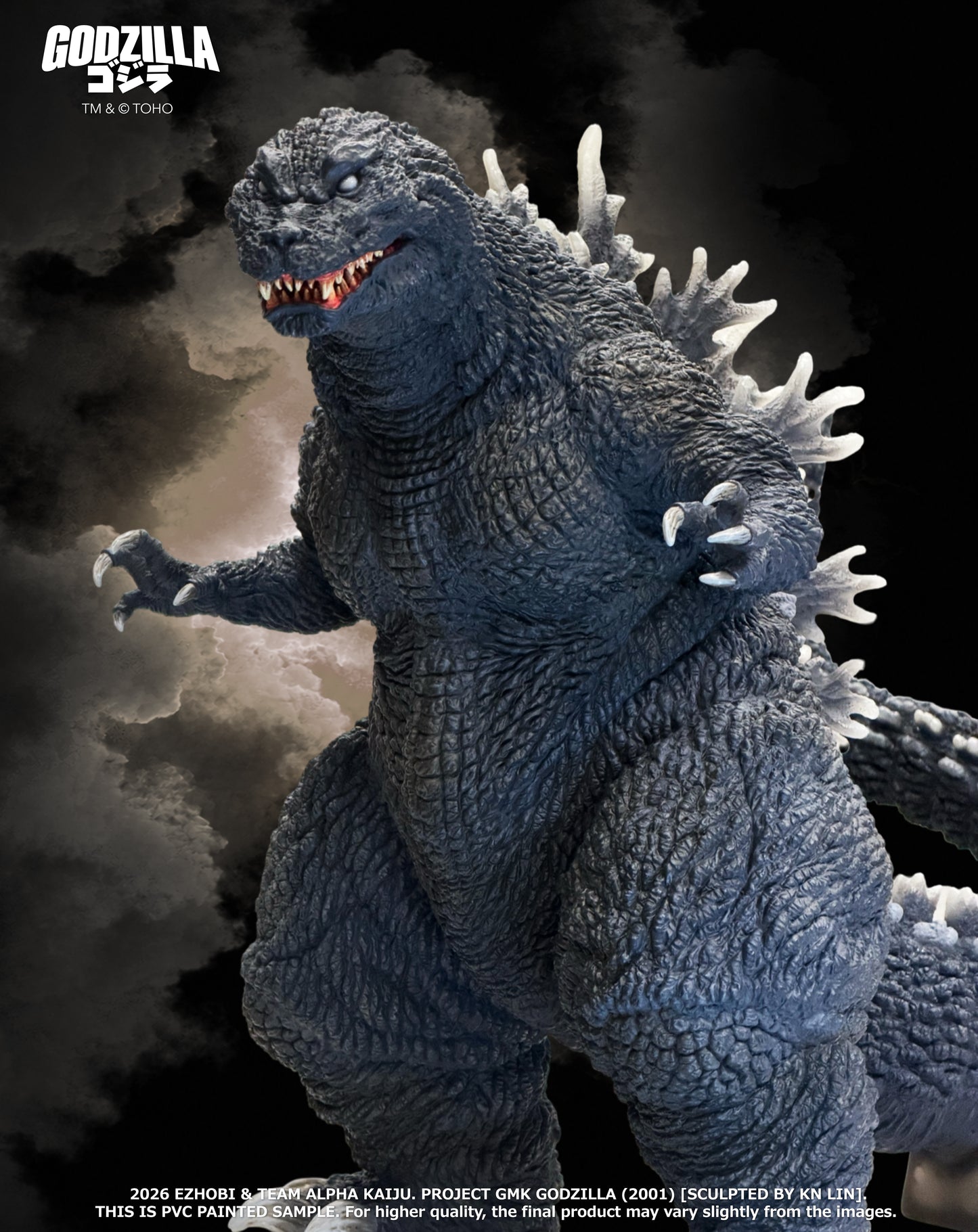 Alpha Kaiju GMK Godzilla 2001 DX - Double Head Bonus