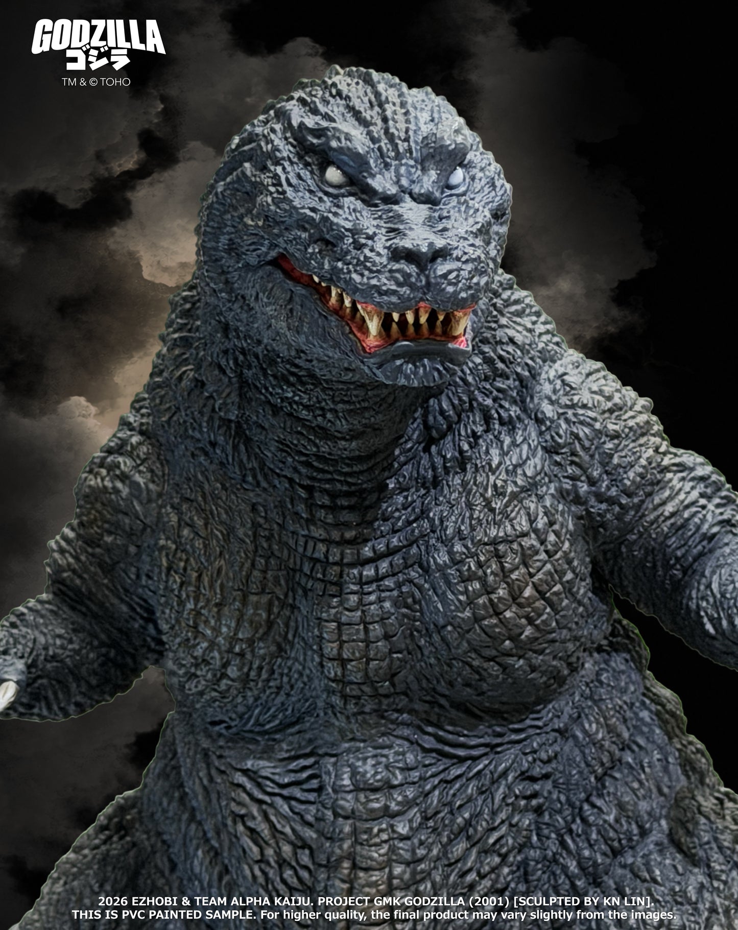 Alpha Kaiju GMK Godzilla 2001 DX - Double Head Bonus