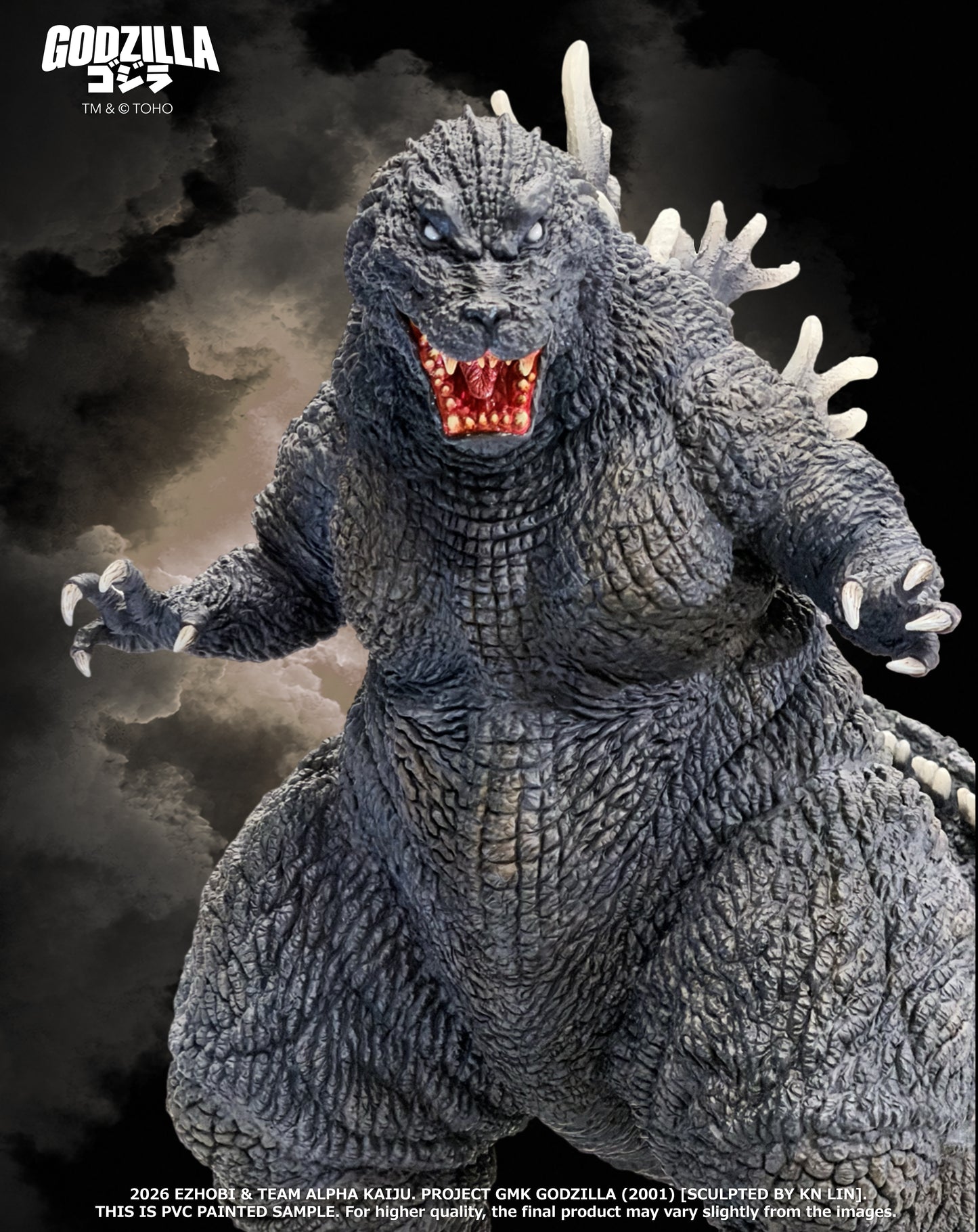 Alpha Kaiju GMK Godzilla 2001 DX - Double Head Bonus