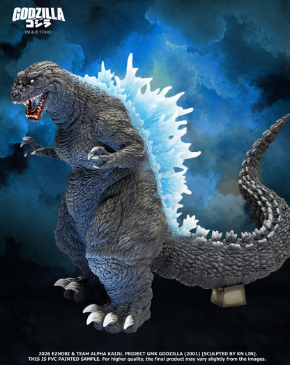 Alpha Kaiju GMK Godzilla 2001 Heat Ray - Glow in the Dark