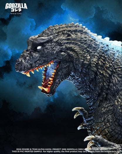 Alpha Kaiju GMK Godzilla 2001 Heat Ray - Glow in the Dark