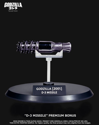 Alpha Kaiju GMK Godzilla 2001 Heat Ray - Glow in the Dark