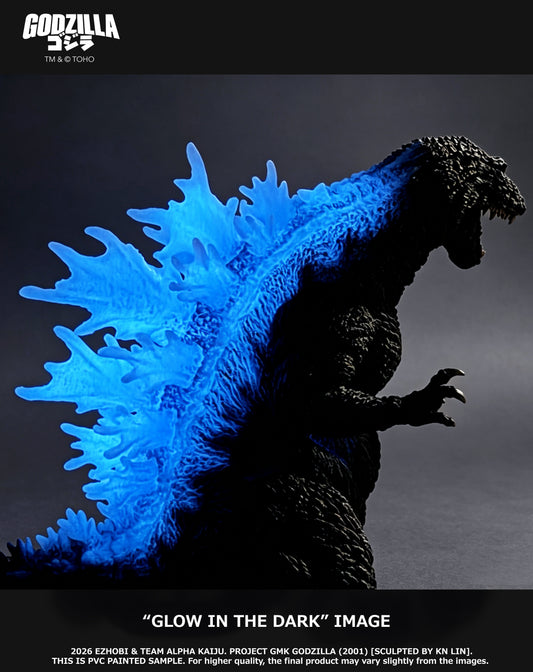 Alpha Kaiju GMK Godzilla 2001 Heat Ray - Glow in the Dark